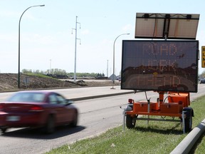 Nearly 200 drivers were ticketed for speeding in construction zones around Saskatchewan in July, according to SGI