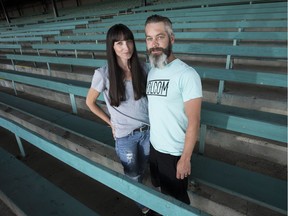 Lalena and Daryl Kennedy will be celebrating their 10th anniversary in the same place they were married -- on the Saskatoon Ex midway.