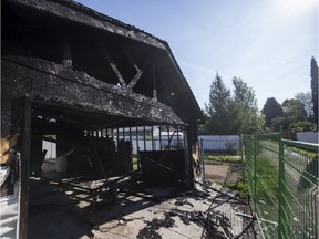 Some residents in Saskatoon's Massey Place neighbourhood are on edge as the Saskatoon Police Service is investigating a string of 11 fires that have taken place in the community since late June. Saskatoon police say the fires are still under investigation and members of the Massey Place Community Association will be discussing the issue at they monthly meetings in September and October. Damage to a residence in Saskatoon, SK on Thursday, August 10, 2017.