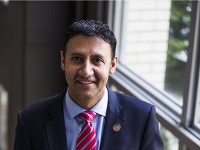 Arif Virani, Parliamentary Secretary to the Heritage Minister, is consulting Indigenous language teachers as the government prepares its first federal legislation to preserve Indigenous languages. Pictured in Saskatoon, SK on Thursday, August 17, 2017. (Saskatoon StarPhoenix/Matt Smith)