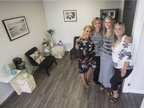 usion Millan, left to right, Lisa Olson, Courtney Olson and Brooklyn Olson in their new store Passing Paws in Saskatoon, SK on Friday, August 25, 2017.