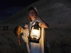 This image released by Warner Bros Pictures shows Lulu Wilson in &ampquot;Annabelle: Creation.&ampquot; (Warner Brothers Pictures via AP)
