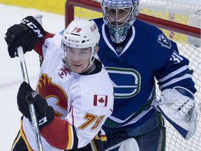 Calgary Flames left winger Micheal Ferland (79) returned to Saskatoon, where he played for the Blades, as a guest instructor for the Thunder Creek Professional Player Management hockey school.