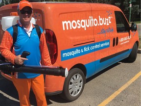 Doug George is ready to tackle any mosquito problem around Saskatoon and Saskatchewan. (John Grainger photo)