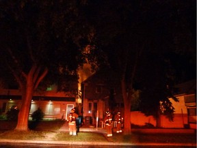 Saskatoon's fire department responded to a house fire at 320 Ave. K South during the early morning of Aug. 22, 2017.