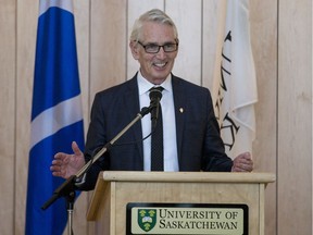 University of Saskatchewan president Peter Stoicheff is slated to speak to Saskatoon city council Monday to urge a memorandum of understanding for increased collaboration between city hall and the university be endorsed. (LIAM RICHARDS/The StarPhoenix)