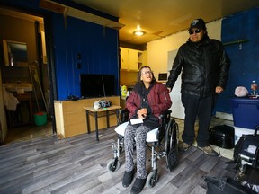 Jonathan and Mary-An McLeod are photographed in their apartment on Ave F in Saskatoon on September 14, 2017. (Michelle Berg / Saskatoon StarPhoenix)