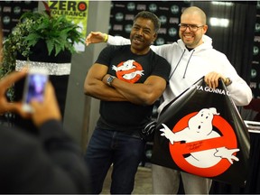 BESTPHOTO SASKATOON, SK - September 17, 2017 - Geoffrey Edwards poses with Ghostbusters' Ernie Hudson during SaskExpo at Prairieland Park in Saskatoon on September 17, 2017. (Michelle Berg / Saskatoon StarPhoenix)
Michelle Berg, Saskatoon StarPhoenix