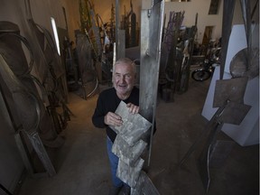 Douglas Bentham inside his workshop located outside Saskatoon, SK on Thursday, September 28, 2017.