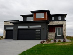 D&S Homes recently opened a new show home in Greenbryre Estates - their residential development next to the Greenbryre Golf and Country Club on the southeast corner of Saskatoon. Located at 140 Greenbryre Lane, the 2487 square foot walkout highlights contemporary design trends in a functional family home. (Jennifer Jacoby-Smith/The StarPhoenix)