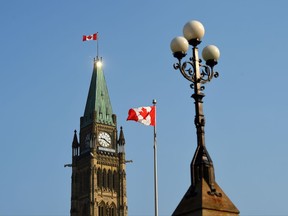 Parliament Hill in Ottawa on Friday, Sept. 15, 2017