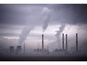 TOPSHOTS-BULGARIA-THEME-POLLUTION

TOPSHOTS  Smoke rises from stacks of a thermal power station in Sofia on February 14, 2013.                   AFP PHOTO / DIMITAR DILKOFFDIMITAR DILKOFF/AFP/Getty Images

TOPSHOTS
DIMITAR DILKOFF, AFP/Getty Images