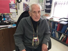 Famed Canadian architect Douglas Cardinal was at the Poundmaker First Nation near the Battlefords, Sask., on Tuesday, Sept 26, 2017. He is considering building a museum in honour of Chief Poundmaker.
