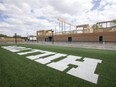 The under-construction Gordie Howe Sports Complex Clubhouse in May 2015.