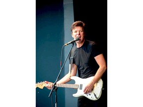 Streetheart guitarist Jeff Neill takes part in a Kenny Shields tribute in Saskatoon on Oct. 5.