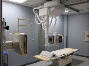 The new X-Ray machine at La Loche Community Health Centre.