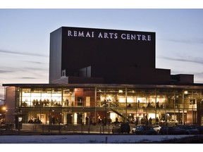 SASKATOON, SK: MARCH 11, 2010-- New signage on the Remai Arts Centre, which includes Persephone Theatre, Thursday, March 11, 2010 (GREG PENDER/STAR PHOENIX)
Greg Pender, Saskatoon Star Phoenix