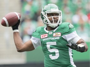 Saskatchewan Roughriders quarterback Kevin Glenn has 21 touchdown passes in 11 starts this season.