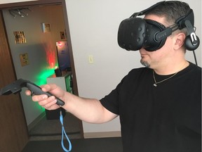 Jason Maher returned to Saskatoon from a career in the film industry in Toronto to open a virtual reality business. (John Grainger photo for New Faces New Places Sept. 23, 2017)