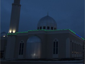 The new Ahmadiyya Muslim Jama'at Darur Rehmat mosque on Boychuk Drive.