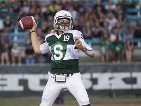 University of Saskatchewan Huskies quarterback Kyle Siemens