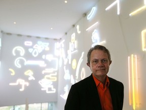 Gregory Burke stands in the Remai Modern (Michelle Berg / Saskatoon StarPhoenix)