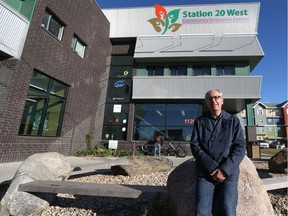 Len Usiskin, co manager Station 20 West, is celebrating the building's fifth anniversary this week in Saskatoon on Oct. 4, 2017.