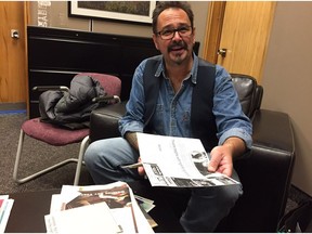 Dancing Sky Theatre co-founder Angus Ferguson looks over 20 years of clippings.