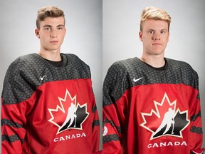 Kirby Dach and Nolan Maier are two of 66 players to be selected to represent Canada in the upcoming World Under-17 Hockey Challenge.
Steve Hiscock / Saskatoon Blades Hockey Club