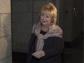 Senator Pamela Wallin pictured on Parliament Hill.