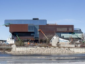 The Saskatoon lawyer who represents the company that built the Remai Modern art gallery, seen here under construction in February, says legal action is not uncommon with big, complex projects.