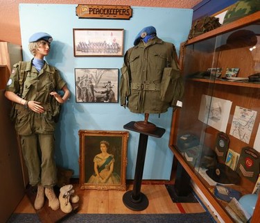 The Saskatoon Museum of Military Artifacts housed in the Royal Canadian Legion Nutana Branch 362 was established in 1990, and features exhibits of more than 2000 items donated by veterans and their families in Saskatoon on November 8, 2017. (Michelle Berg / Saskatoon StarPhoenix)
Michelle Berg, Saskatoon StarPhoenix