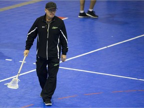 Saskatchewan Rush coach Derek Keenan during a practice at Henk Ruys Soccer Centre in Saskatoon, SK on Friday, November 17, 2017. (Saskatoon StarPhoenix/Liam Richards)