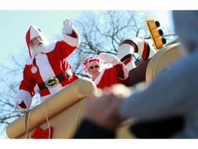 This year's Santa Claus parade begins at 1 p.m. on Sunday.