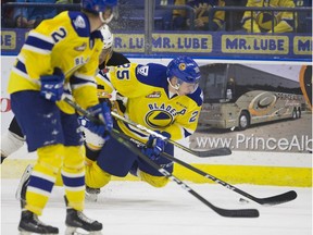 The Saskatoon Blades lost 3-0 to the Everett Silvertips on Saturday.