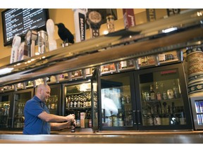 Darren Carter, one of the owners of Beer Brothers, believes current liquor sales legislation is putting some bar owners at a disadvantage.
