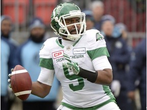 Saskatchewan Roughriders quarterback Kevin Glenn