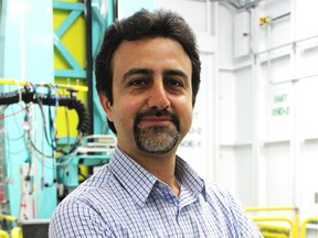 Stroke prediction may take a turn with U of S researcher Mohammad Izadifar's synchrotron technology. (photo by Lana Haight for Canadian Light Source)