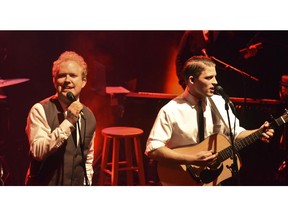 Ryan M. Hunt and Taylor Bloom star in The Simon and Garfunkel Story.