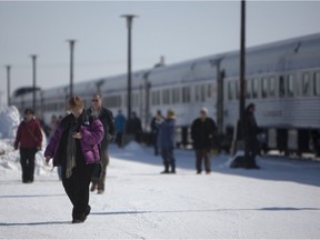 A pair of 23-year-old males from Quebec was hauled off a VIA Rail train by police in Saskatoon on Friday, Nov. 24, 2017. (File Photo)