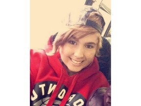 Jade Scott was last seen on Dec. 25, 2017 at her residence in Saskatoon. Police are looking for the missing 15-year-old girl. Photo uploaded Dec. 27, 2017. Saskatoon Police Service handout