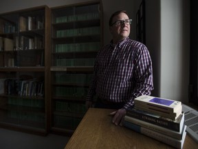 Former cabinet minister Rob Norris stands for a portrait in the Peter MacKinnon building at the University of Saskatchewan.