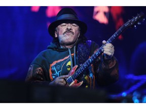 Carlos Santana will perform Tuesday, March 13 at SaskTel Centre.