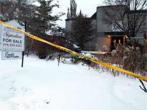 Toronto police on scene after Billionaire couple found dead in North York mansion in Toronto on Friday December 15, 2017. Dave Abel/Toronto Sun/Postmedia Network