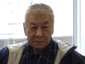 Gordon Albert, an elder from the Sweetgrass First Nation in Saskatchewan, is shown in a family handout photo. Albert's family says he was humiliated after being searched by an employee at the North Battleford Canadian Tire.