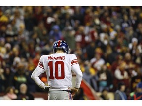 it has been a frustrating season for New York Giants quarterback Eli Manning.