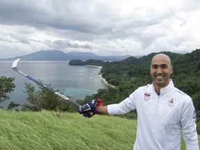 Canadian ex-patriate Lee Becker, a Saskatoon native, is based in Indonesia but has worked with national ice hockey teams from the United Arab Emirates and Thailand as their equipment manager. Becker also still plays for teams in Hong Kong and Jakarta as the sport of ice hockey has taken him around the world.