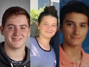 Jayden Morin, Danna Lafayette and Daniel 'Danny' Marcotte are missing and believed to be together, according to a Saskatoon Police Service news release issued Dec. 16, 2017.