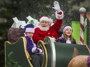 Santa bids farewell to 2017, and looks ahead to 2018.