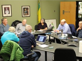 Some members of the La Ronge Council, pictured above in this supplied photo, recently approved a strategy outlining numerous policy changes around alcohol aimed at addressing alcohol-related harm in the remote community. The strategy was passed at the council's Jan. 10, 2018 meeting and officials say they're now consulting with industry stakeholders, the province and its surrounding communities on an implementation plan.